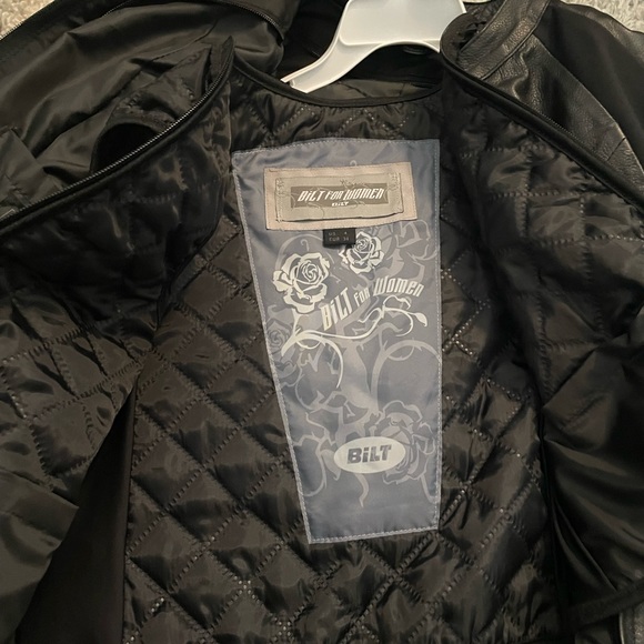 Women’s BILT Motorcycle Jacket w Padding NWOT’s Sz4 - Picture 6 of 6